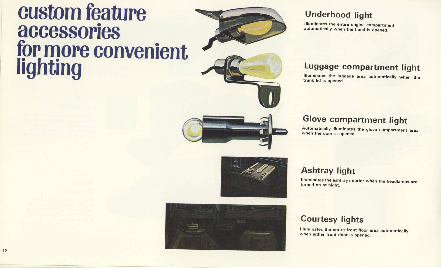 1969 Chevrolet Nova Camaro Accessories Brochure Page 11